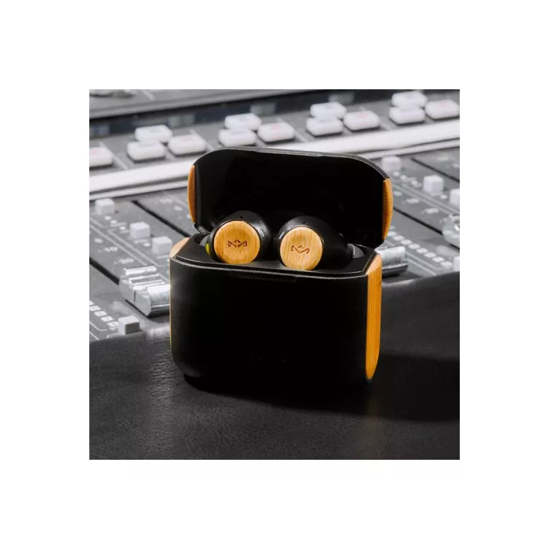 Marley Rebel True earbuds ingebouwde microfoon, in-ear, draadloos, Signature zwart