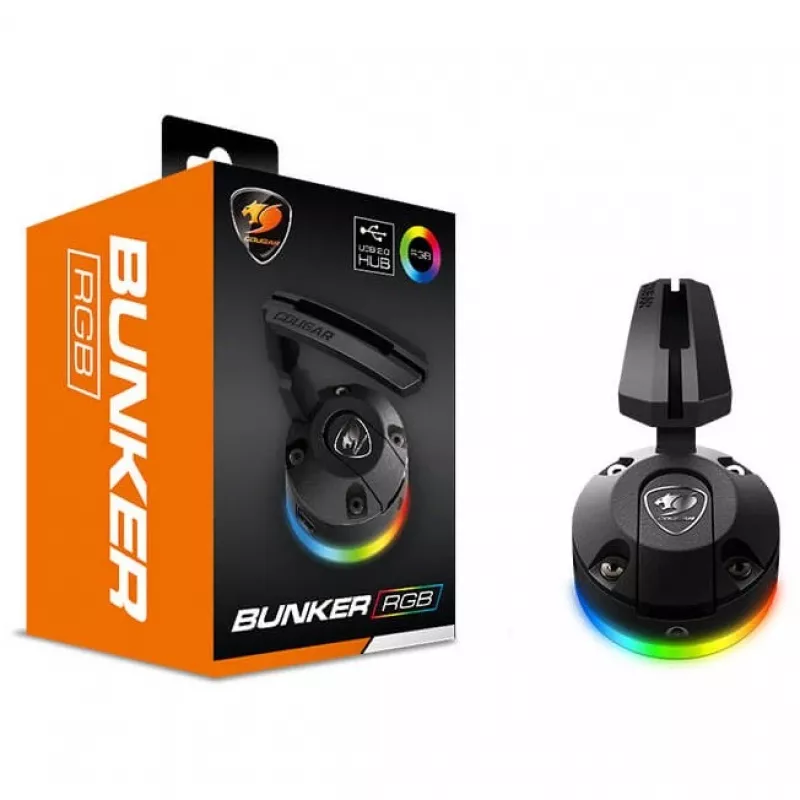 Cougar Bunker RGB muiskabel-organizer (zwart)