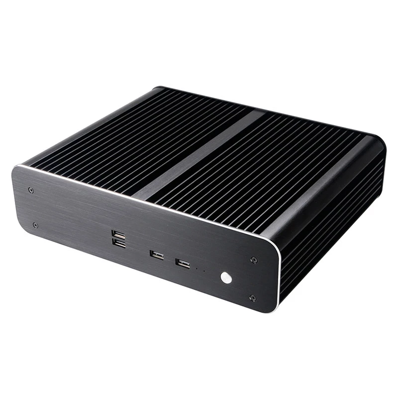 Akasa Euler TX Plus Intel LGA1700 aluminium ventilatorloze Thin mini-ITX behuizing - behuizing