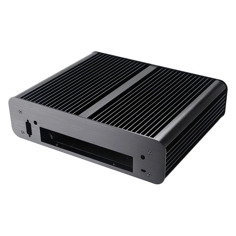 Akasa Euler TX Plus Intel LGA1700 aluminium ventilatorloze Thin mini-ITX behuizing - behuizing