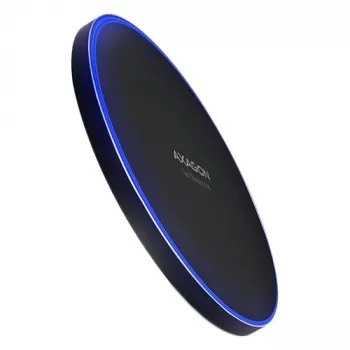 AXAGON WDC-P10T dun draadloos snellaadpad, Qi 5/7,5/10 W, Micro-USB