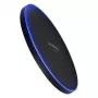 AXAGON WDC-P10T dun draadloos snellaadpad, Qi 5/7,5/10 W, Micro-USB