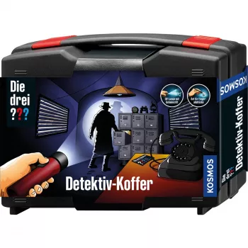 De drie ??? Detective Carry Case, detectivesets complete uitrusting voor jonge detectives