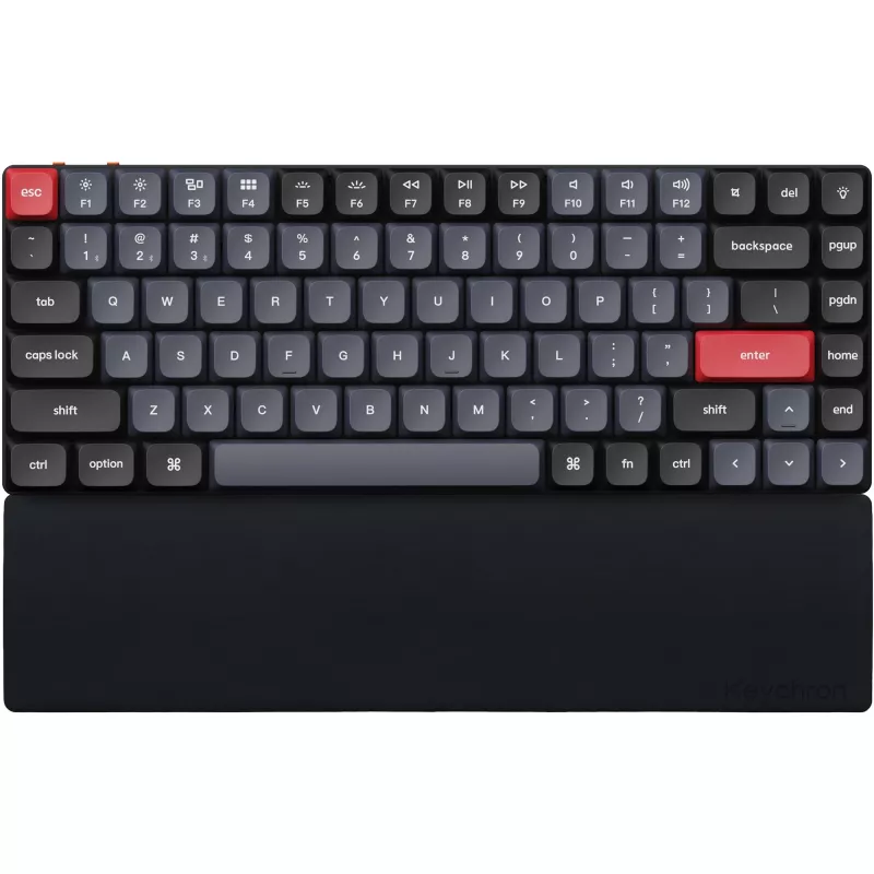 Silicone palm rest voor K3/K7, polssteun zwart