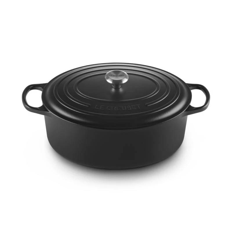 Le Creuset Signature braadpan ovaal 35 cm zwart (21178350000430)