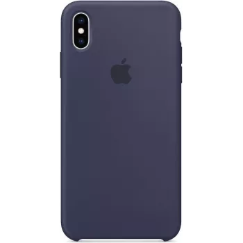 Apple siliconen case voor iPhone XS Max Midnight Blue