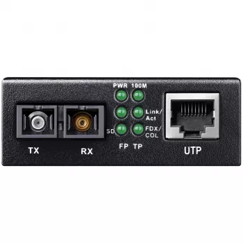 Cudy MC100SA-20 netwerk-mediaconverter 100 Mbit/s 1310 nm singlemode zwart