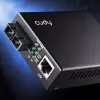 Cudy MC100SA-20 netwerk-mediaconverter 100 Mbit/s 1310 nm singlemode zwart