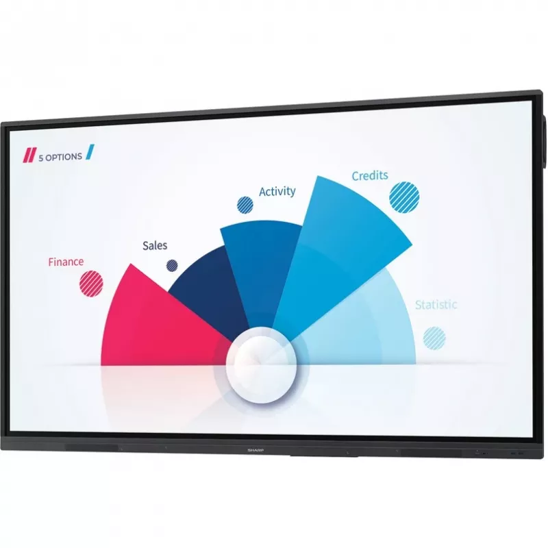 Sharp PN-L652B interactief whiteboard 165,1 cm (65) 3840 x 2160 Pixel touchscreen zwart (PNL652B)