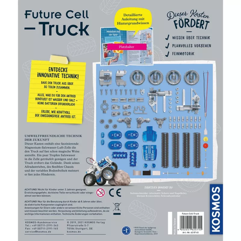 Future Cell-Truck, experimenteerdoos