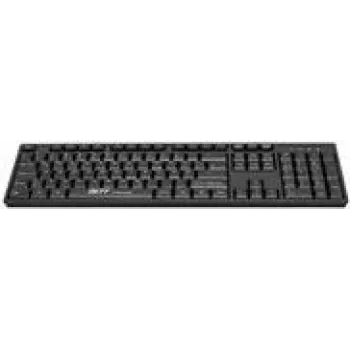 GCQ CleanType Easy Basic - toetsenbord – kunststof, voor medische omgevingen – wasbaar – USB – QWERTY – VS – zwart