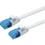 VALUE patchkabel Cat.6A (klasse EA) UTP, extra plat, wit, 0,5 m (21.99.2060)