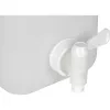 Waterkan 10L (wit/transparant, met aftapkraan)