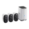 N1 Baseus 2K outdoorcamera set 3-pack (wit)