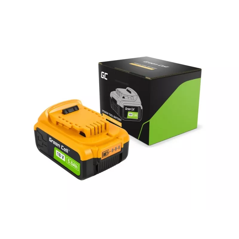 Green Cell accu voor DeWalt XR 18V 5Ah elektrisch gereedschap accu DCB184