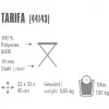 Campingstoel Tarifa 44143 (donkergrijs/blauw, driepootkruk)
