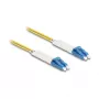 Delock glasvezelkabel LC-duplex naar LC-duplex singlemode OS2 hoekbaar 1 m