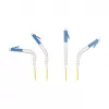 Delock glasvezelkabel LC-duplex naar LC-duplex singlemode OS2 hoekbaar 1 m
