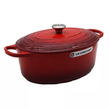 Le Creuset Signature braadpan ovaal 35 cm Kersrood (21178350602430)