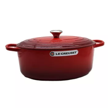 Le Creuset Signature braadpan ovaal 35 cm Kersrood (21178350602430)