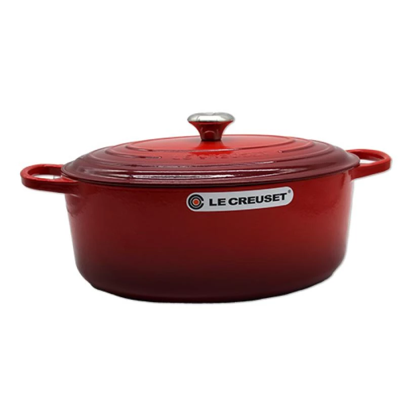 Le Creuset Signature braadpan ovaal 35 cm Kersrood (21178350602430)