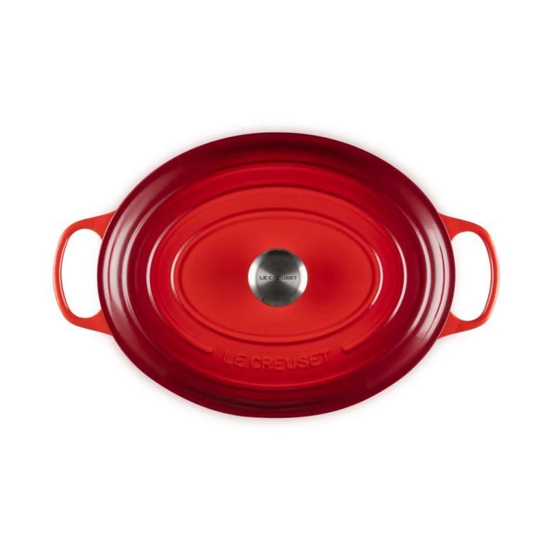 Le Creuset Signature braadpan ovaal 35 cm Kersrood (21178350602430)