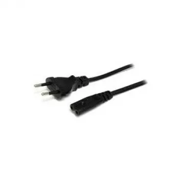 StarTech.com 2 m laptop oplaadkabel, EU-stekker naar C7, 2,5A 250V, 18AWG, laptop/printer stroomkabel, laptop oplader kabel, laptop voeding kabel - UL