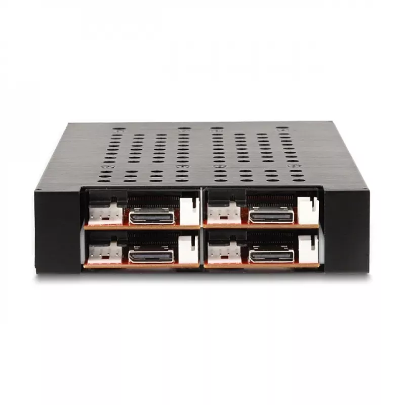 Delock 3.5 wisselraam voor 4x M.2 NVMe SSD met OcuLink SFF-8612 aansluiting (47111)