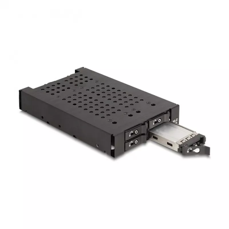 Delock 3.5 wisselraam voor 4x M.2 NVMe SSD met OcuLink SFF-8612 aansluiting (47111)