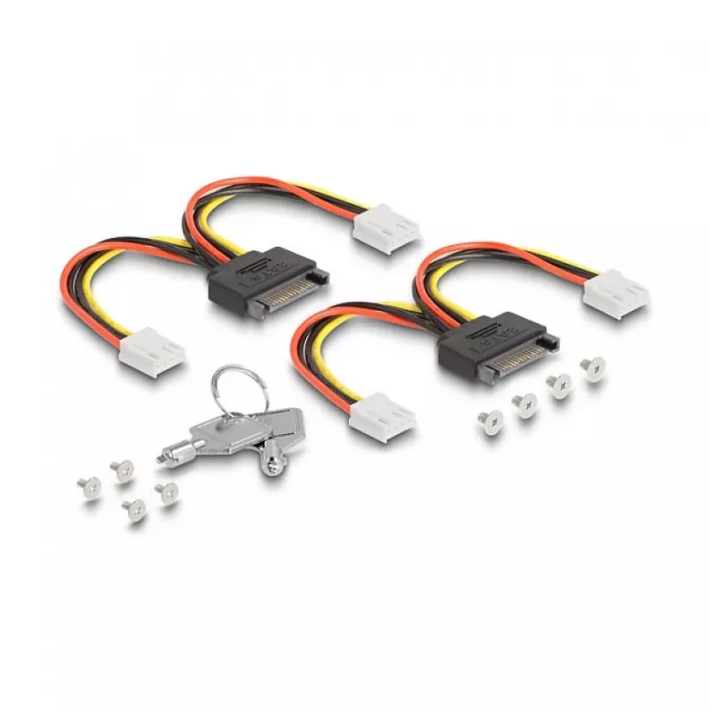 Delock 3.5 wisselraam voor 4x M.2 NVMe SSD met OcuLink SFF-8612 aansluiting (47111)