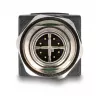 Delock M12 adapter X-gecodeerd 8 pin stekker naar RJ45 bus recht