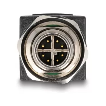 Delock M12 adapter X-gecodeerd 8 pin stekker naar RJ45 bus recht