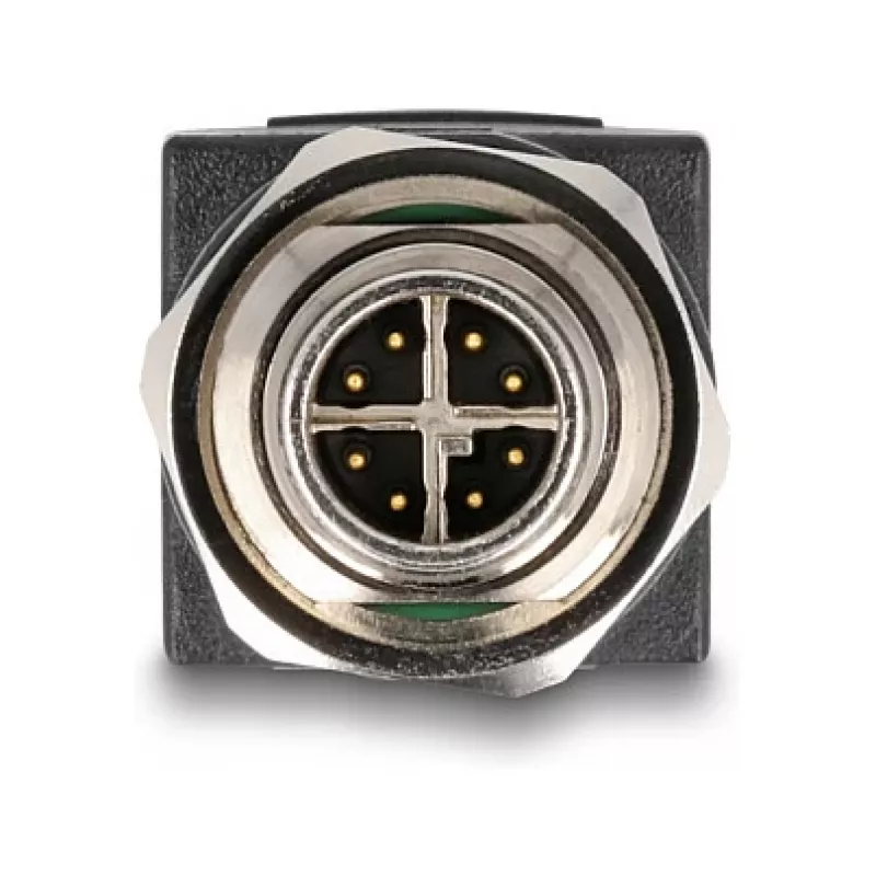 Delock M12 adapter X-gecodeerd 8 pin stekker naar RJ45 bus recht