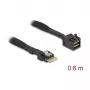 Delock kabel Mini SAS HD SFF-8643 naar slank SAS SFF-8654 4i 60 cm