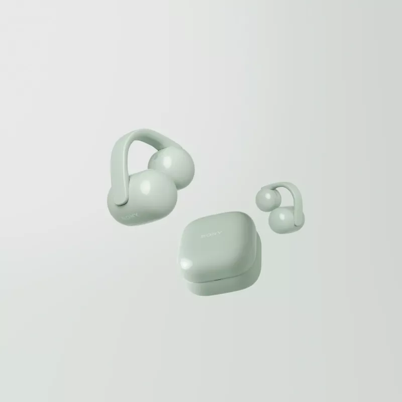 Sony | in-ear-koptelefoon | LinkBuds WF-LC900 Clip | Bluetooth | open-ear | draadloos | groen