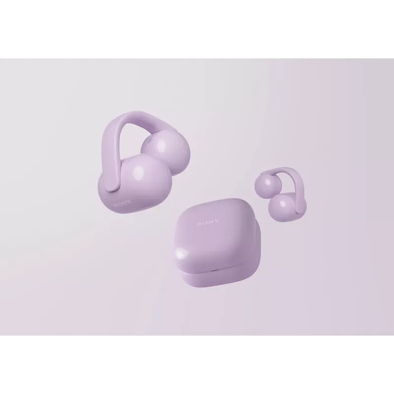 Sony | koptelefoon | LinkBuds WF-LC900 Clip | Bluetooth | open-ear | draadloos | lavendel