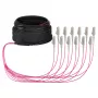 EFB trunkkabel U-DQ(ZN)BH OM4 12G (1x12) LC-LC 10m Dca LSZH