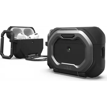 UAG Urban Armor Gear Monarch case | Apple AirPods Pro 3 | zwart/zilver | 104131114034 (104131114034)