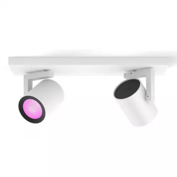 Philips Hue White&Col. Amb. Argenta Spot 2vlgs. wit 2x4,2W.