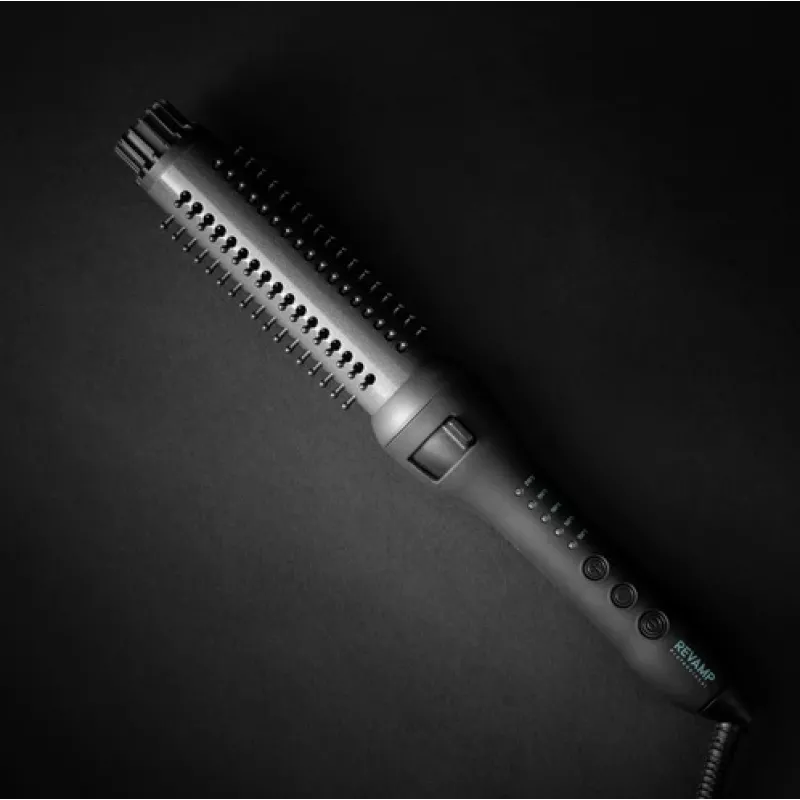 Revamp BR-1350X Progloss Volume & Wave keramische hotbrush, zwart