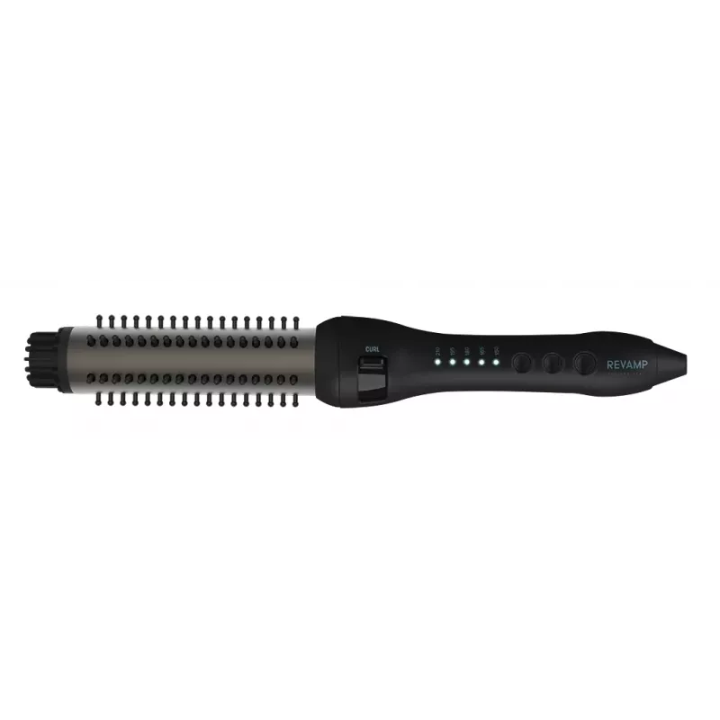 Revamp BR-1350X Progloss Volume & Wave keramische hotbrush, zwart