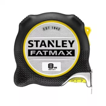 Stanley FMHT38217-0 meetlint 8 m zwart, geel