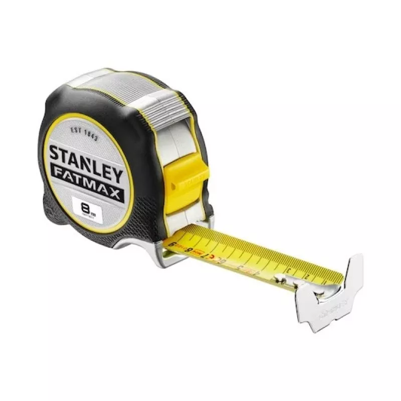 Stanley FMHT38217-0 meetlint 8 m zwart, geel