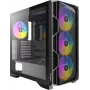 ANTEC AX-1000 ARGB gaming E-ATX, ATX, Micro-ATX, ITX mid tower pc-behuizing, zwart (0-761345-10240-7)
