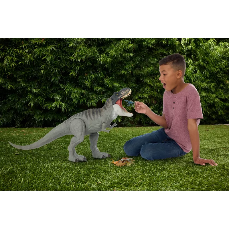 Jurassic World Rebirth Super Colossal Tyrannosaurus Rex actiefiguur, T-Rex dinosaurus filmspeelgoed