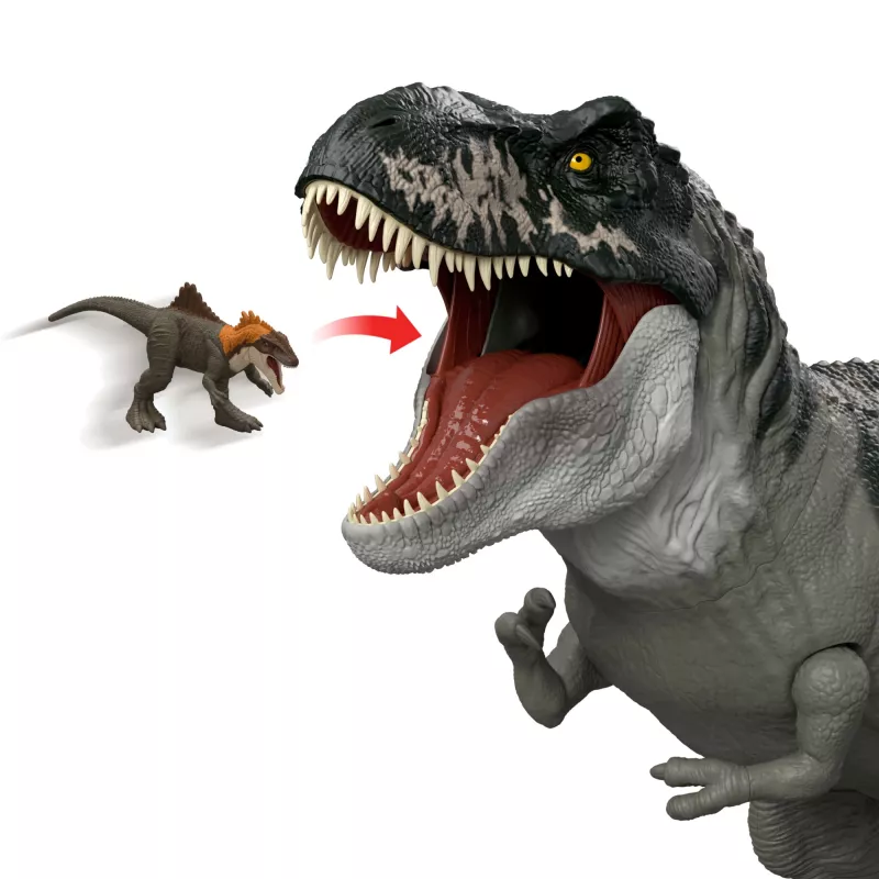 Jurassic World Rebirth Super Colossal Tyrannosaurus Rex actiefiguur, T-Rex dinosaurus filmspeelgoed