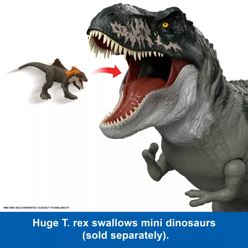 Jurassic World Rebirth Super Colossal Tyrannosaurus Rex actiefiguur, T-Rex dinosaurus filmspeelgoed