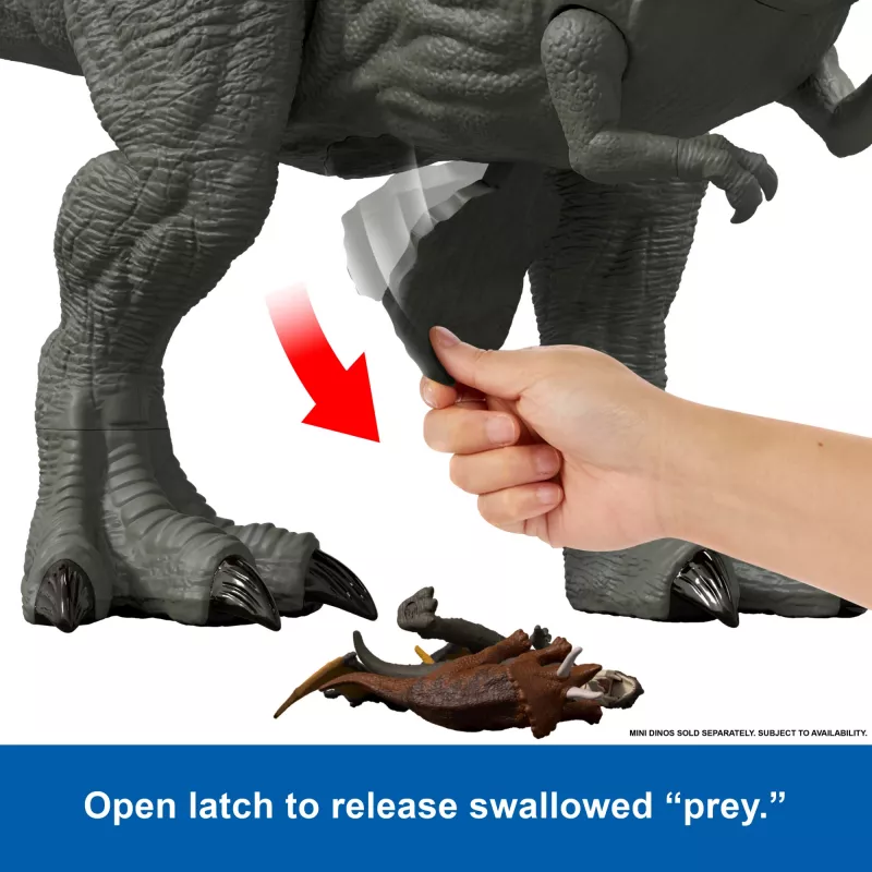 Jurassic World Rebirth Super Colossal Tyrannosaurus Rex actiefiguur, T-Rex dinosaurus filmspeelgoed