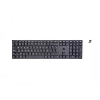 HP 450 programmeerbaar draadloos toetsenbord RF draadloos + USB AZERTY Belgisch zwart