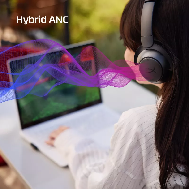 HyperX Cloud MIX 2 - gamingheadset (zwart), bedraad en draadloos, gaming, 20 - 20000 Hz, 270 g, headset, zwart